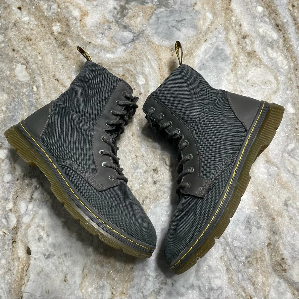 Dr. Martens Combs Y Black Combat Boots Ladies 6 Men’s 5